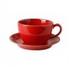 213-322134.R Porland "Seasons Red" Чашка чайная 320 мл (блюдце 213-132115.R)
